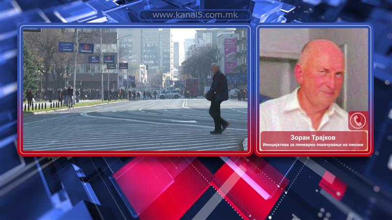 Пензионерите кои бараат линеарно зголемување на пензиите на протест во понеделник пред Уставен суд