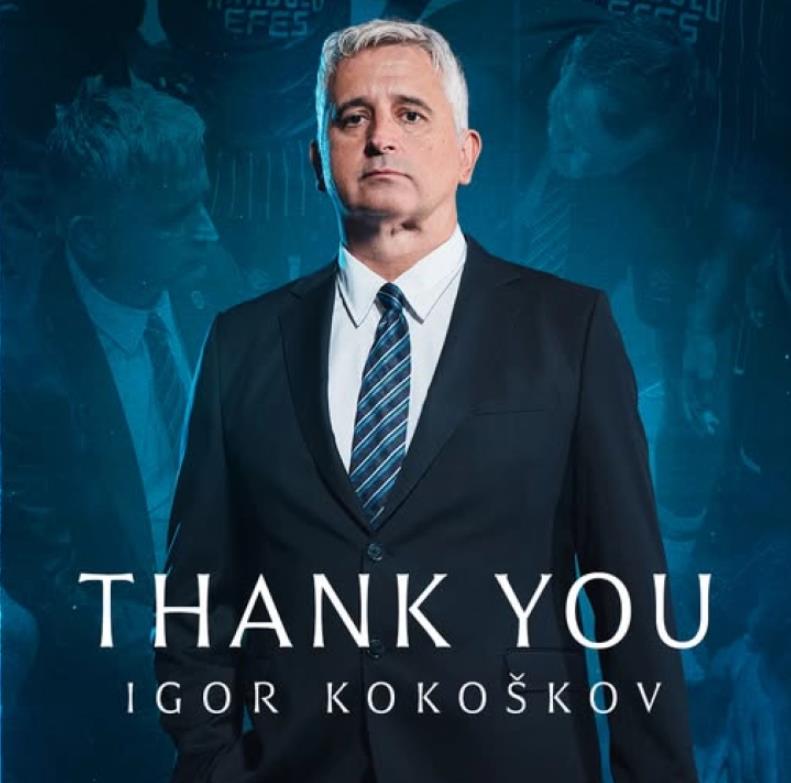 Кокошков не е повеќе тренер на турскиот Анадолу Ефес