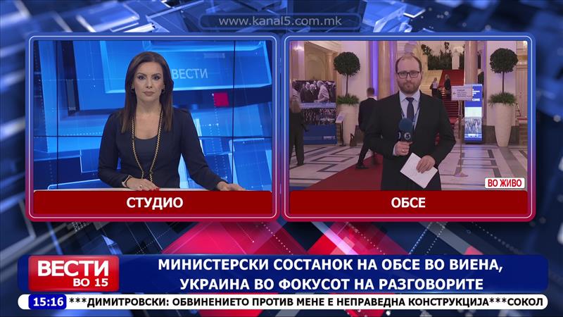 Министерски состанок на ОБСЕ во Виена, Украина во фокусот на разговорите