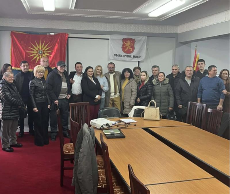 Се проширува активноста на Здружението „ВМРО ДПМНЕ Албанија"