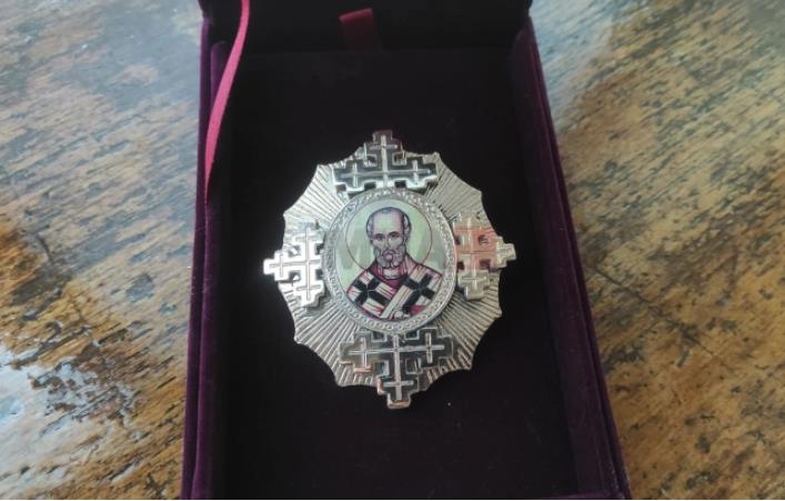 Орденот „Свети Никола“ постхумно за академик Јордан Поп Јорданов