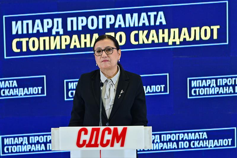 Тренчевска: Поради корупција на власта EK ја суспендирала ИПАРД 3 програмата
