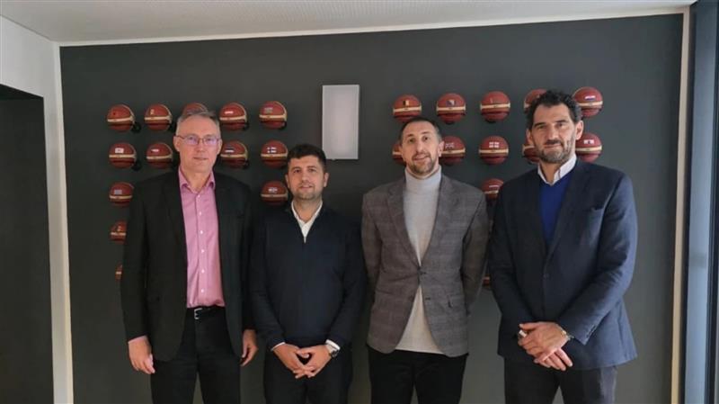 Работен состанок на раководството на Кошаркарската федерација на Македонија со челниците на ФИБА-Европа