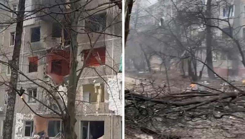 Најмалку еден загинат, меѓу повредените и дете во руски напад со дрон на зграда во Украина (ВИДЕО)