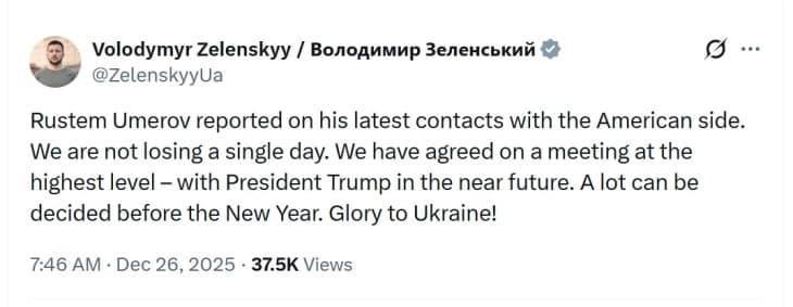 Зеленски најави дека наскоро ќе се сретне со Трамп