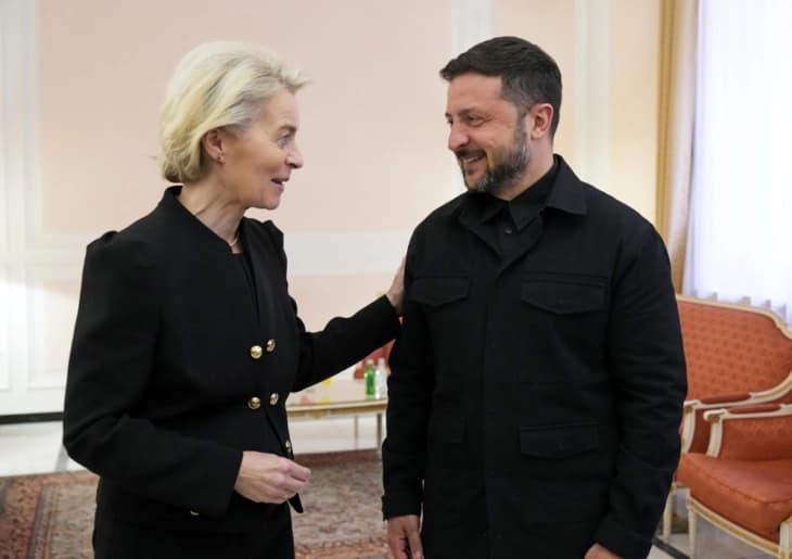 Фон дер Лајен телефонски ќе разговара со Зеленски и други европски лидери