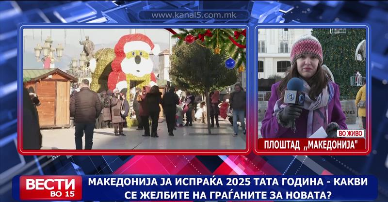 Македонија ја испраќа 2025-та година – какви се желбите за новата?
