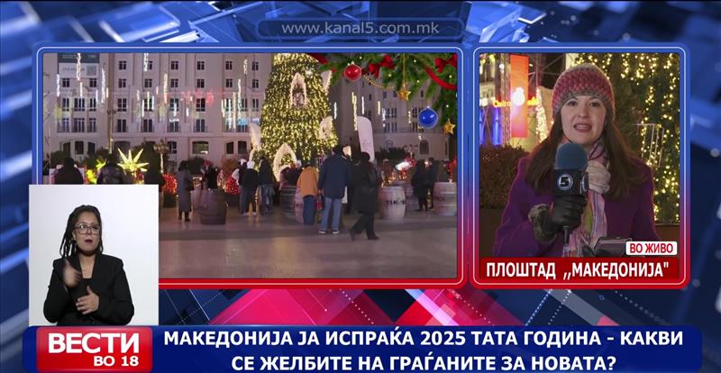 Македонија ја испраќа 2025-та година – Какви се желбите на граѓаните за новата?