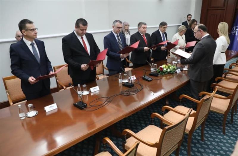 Новиот состав на ДИК даде свечена изјава пред претседателот на Собранието