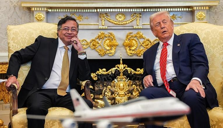 Трамп го нарече колумбискиот претседател „одличен“ по средбата во Белата куќа