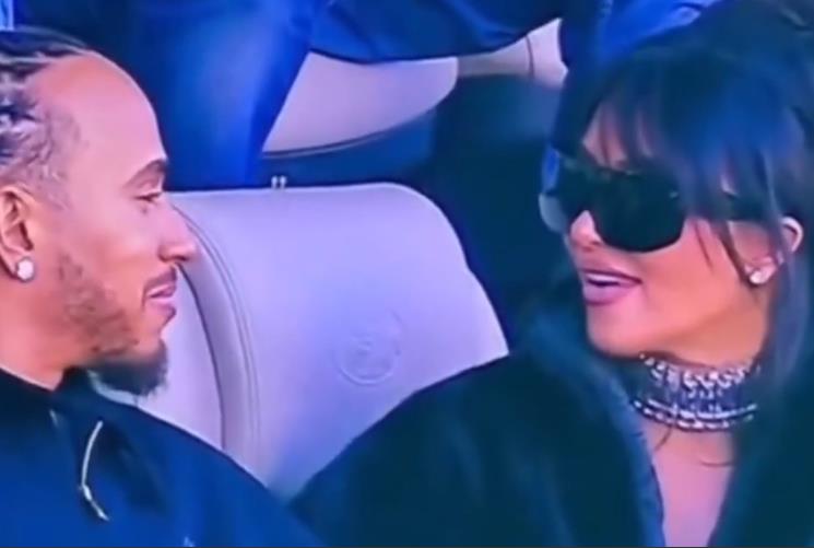 Видео: Што ѝ кажа Луис Хамилтон на Ким Кардашијан?