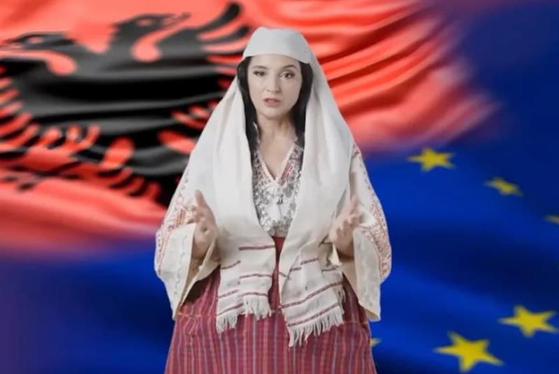 Бара оставка од ВИ министерката на Албанија, на која ѝ го позајми ликот и гласот: Злоупотребена сум 