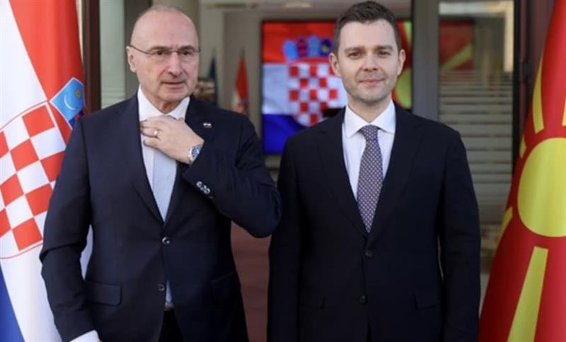 Хрватски медиуми за посетата на Грлиќ Радман: Македонија е пример за углед според реформите на патот кон ЕУ 