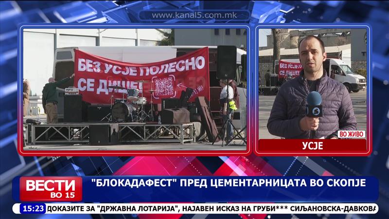 „Блокадафест“ пред Цементарницата во Скопје