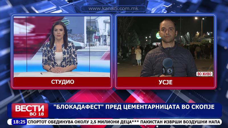 „Блокадафест“ пред цементарницата во Скопје