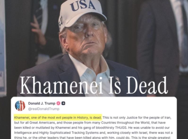 Трамп: Хамнеи е мртов, ова е правда и за Иранците и за Американците