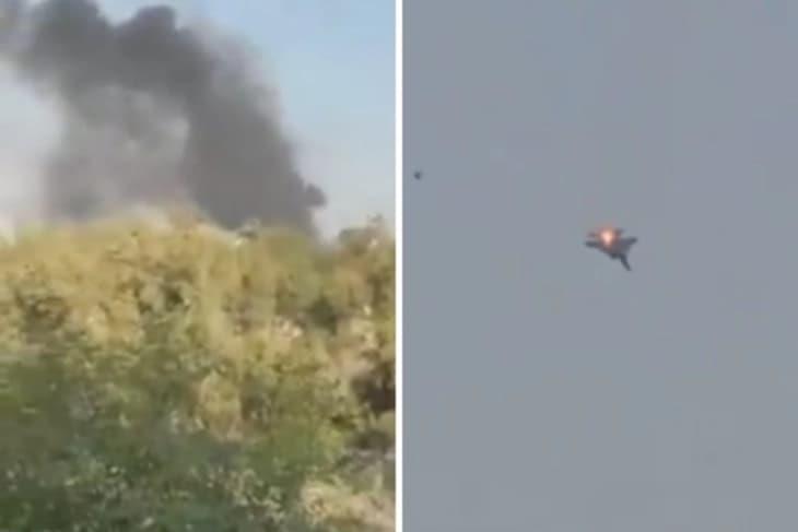 Видео: Во Кувајт се урна американски Ф-15, пилотот се катапултираше