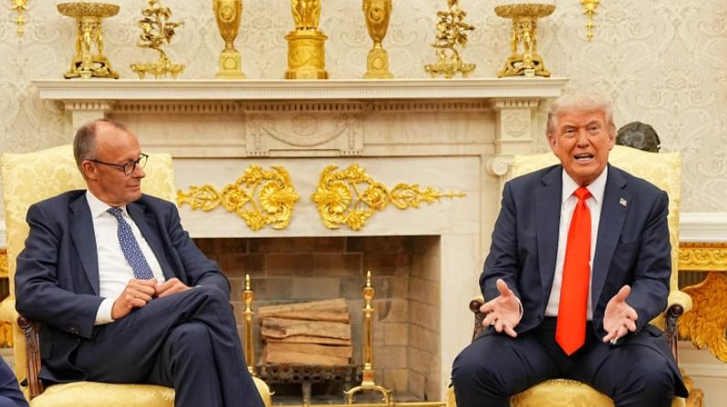 Денеска средба Трамп-Мерц во Вашингтон