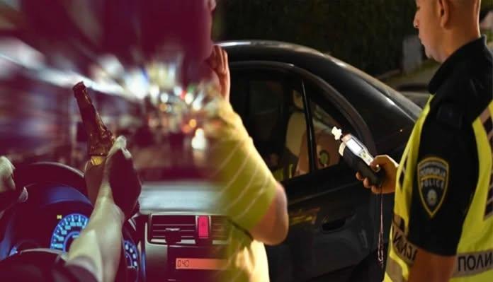 Уапсени пет возачи за безобѕирно управување со моторно возило, тројца возеле пијани
