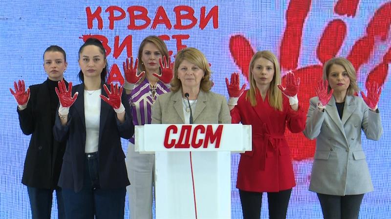 Шукова: Крвави ви се рацете, оставка од Тошковски за загубените животи