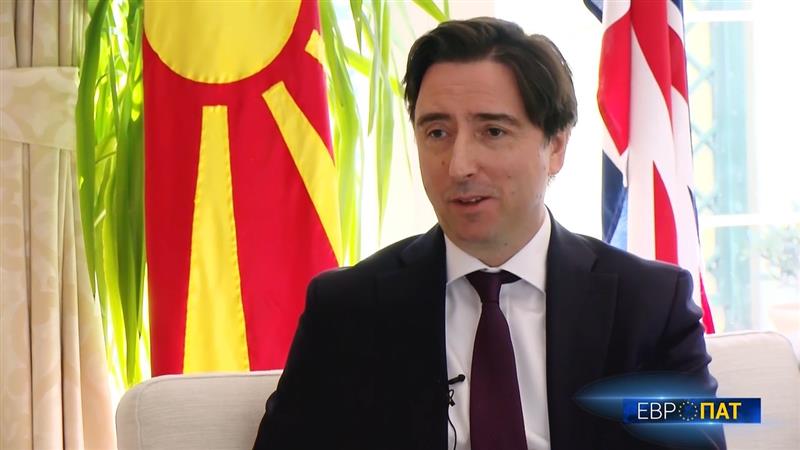 Британскиот амбасадор, Лосон: Ниту постои, ниту некогаш постоел договор Лондон–Скопје за прифаќање мигранти