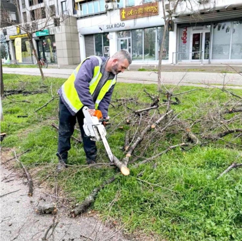 Голема акција за уредување на зелените површини во Општина Аеродром