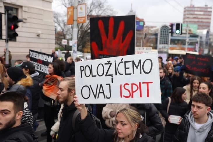 Анкета на рејтинзи во Србија според ЦЕП: Студентското движење е втората најсилна политичка сила