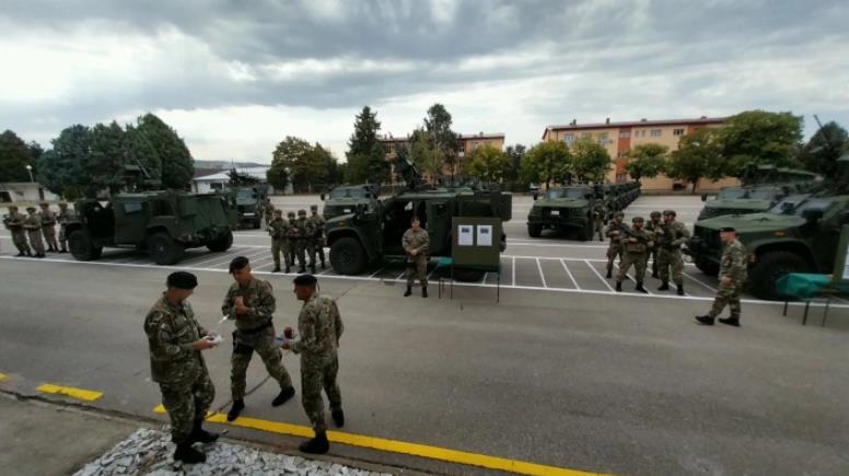 Презентација на лесни оклопни возила „страјкер“ набавени од САД