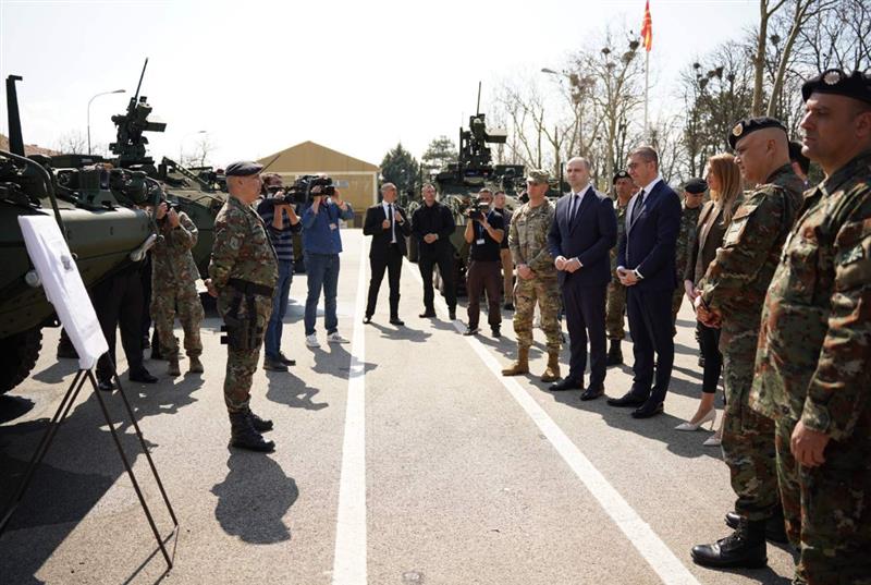 Мицкоски: АРМ се засилува, „STRYKER“ како симбол на модернизација и партнерство со САД