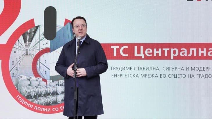 Николоски: Новата трафостаница „ТЦ Централа” во Скопје носи стабилност за целокупното централно градско подрачје