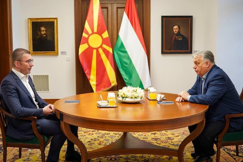 Мицкоски на средба со Орбан и говор на MCC: Македонија и Унгарија градат силно стратешко партнерство, економијата е во фокусот