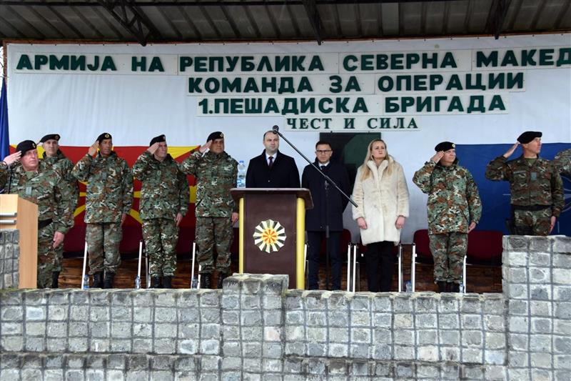 Одбележан Денот на Првата пешадиска бригада