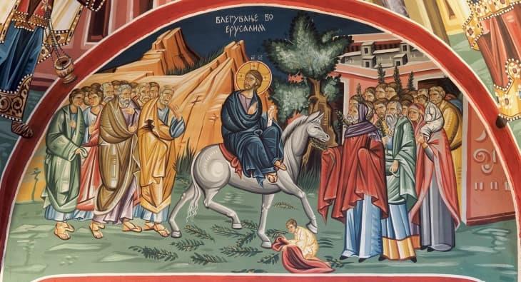 Денеска е Цветници - Влегување на Исус Христос во Ерусалим