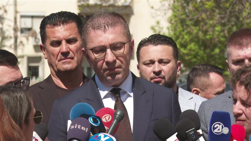 Мицкоски за вчерашниот протест: Обид на опозицијата да направи дестабилизација, информирани се сојузниците 