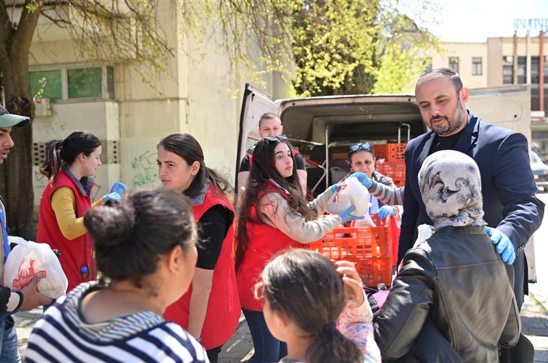 Ѓорѓиевски учествуваше во хуманитарна акција насочена кон поддршка на бездомни и социјално загрозени лица