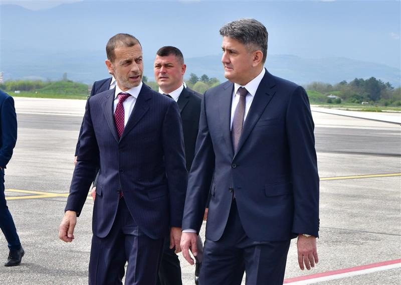 Претседателот на УЕФА Александар Чеферин во официјална посета на ФФМ: Потврда за силната поддршка за македонскиот фудбал