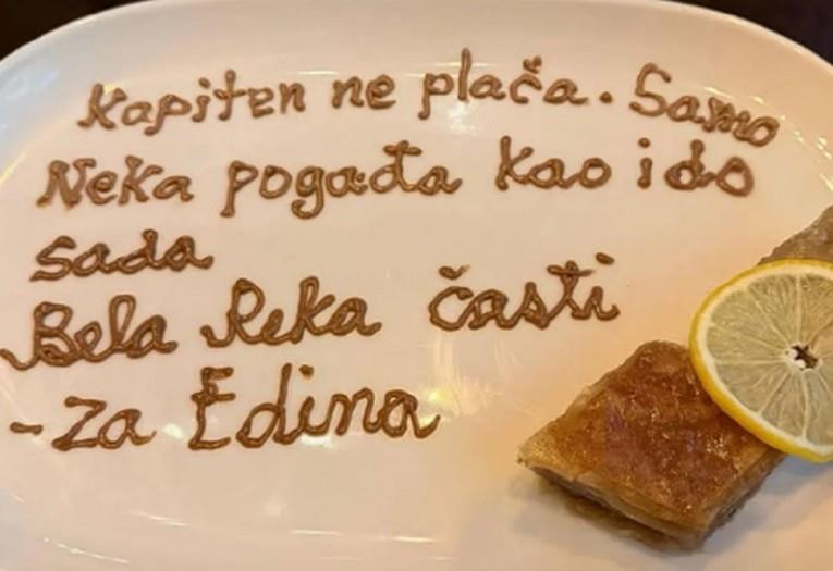 Џеко во ресторан во Белград доби гратис баклава со интересна порака 