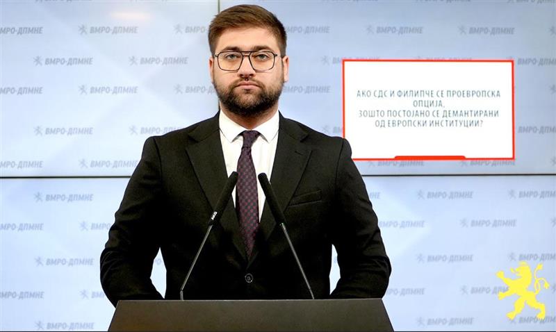 Манасиевски: Ако СДС и Филипче се проевропска опција, зошто постојано се демантирани од европски институции?