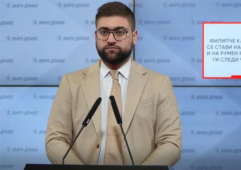 Манасиевски: Филипче како Коте од Руља, се стави на тацна на Бугарија и на Румен Радев, догматично ги следи чекорите на Заев