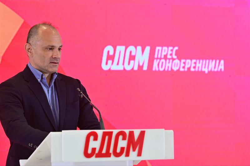 Филипче: Македонскиот идентитет го загрозува криминалот и корупцијата на Мицкоски и ВМРО-ОКГ, а не малцинствата