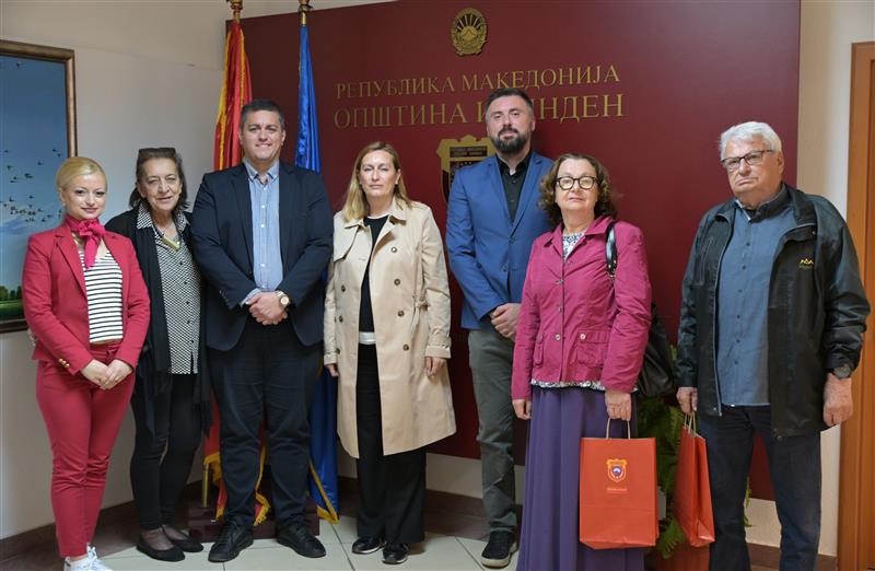 Градоначалникот на Општина Илинден оствари работна средба со претставници од делагацијата на Херцег Нови