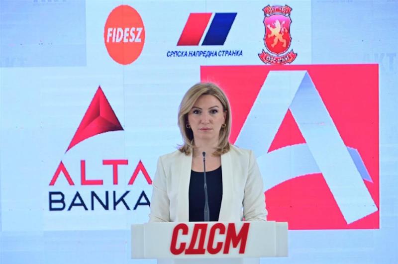 СДСМ: Преку Алта банка и други фирми се подготвува нова шема за финансирање на Алфа ТВ