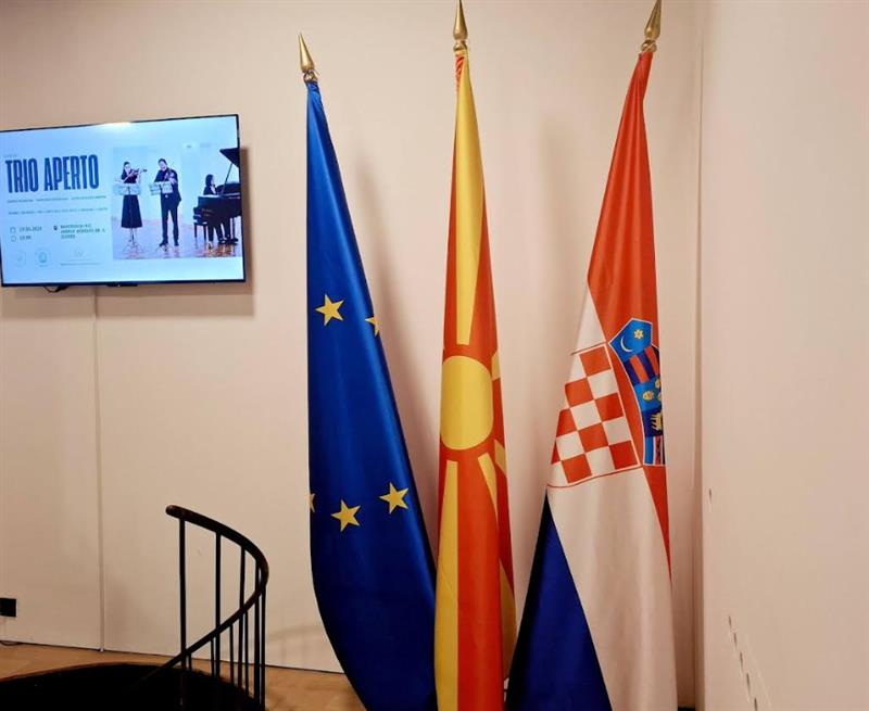 Македонскиот КИЦ во Загреб ја отвора концертната програма со трио АПЕРТО