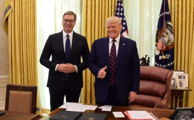 Трамп сподели интервју од српскиот претседател Вучиќ 