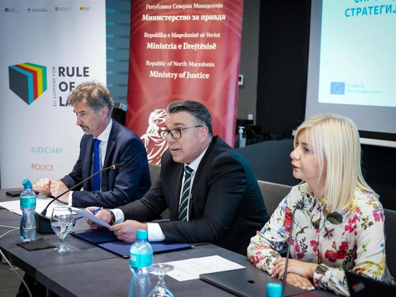 МП: Реализацијата на Развојната секторска стратегија за правосудство достигна 56,9%