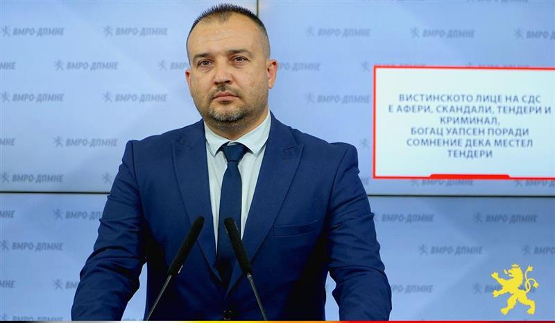 Лефков: Вистинското лице на СДС е афери, скандали, тендери и криминал, Богац уапсен поради сомнение дека местел тендери 