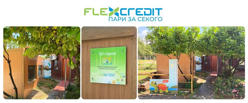 Нов дом за желките Sulcata во Скопје ЗОО: Инвестиција на Flex Credit за поубаво искуство на најмладите