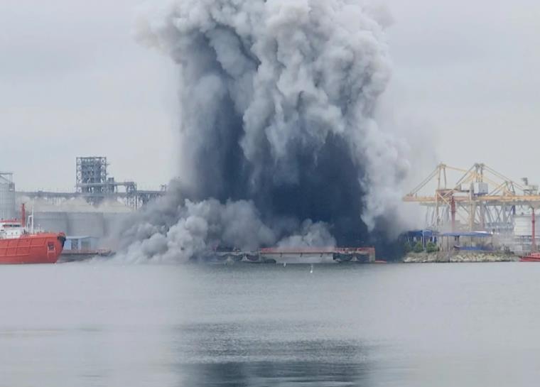 Дрон експлодираше во цивилно пристаниште во Романија, во тек итна евакуација
