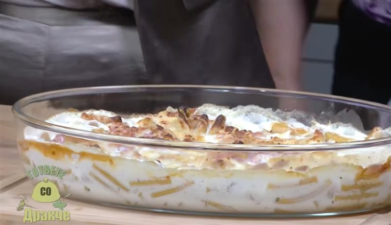 „Гответе со Дракче“ - Потпечени макарони