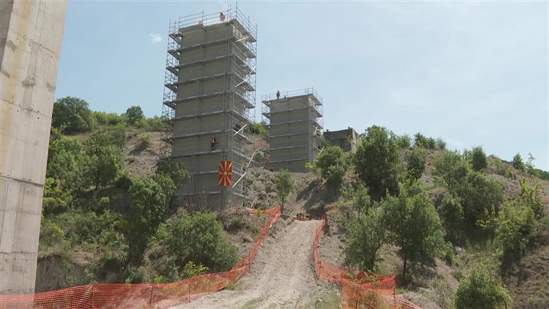Николоски на увид на изградбата на железничката делница Бељаковце-Крива Паланка